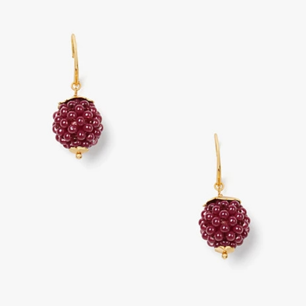 Kate Spade BNWT very berry drop earrings